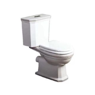 Унитаз Boheme Vogue напольный белый/хром 941-CH